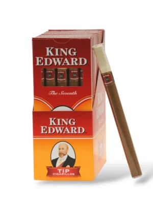 King Edward Tip Cigarillos – Premium Mild Tobacco (Pack of 5)