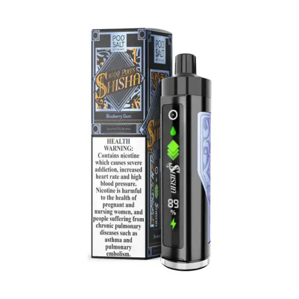 POD SALT SHISHA 8000 PUFFS DISPOSABLE VAPE