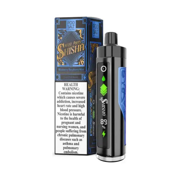POD SALT SHISHA 8000 PUFFS DISPOSABLE VAPE