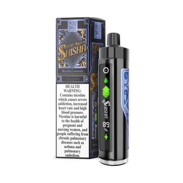 POD SALT SHISHA 8000 PUFFS DISPOSABLE VAPE