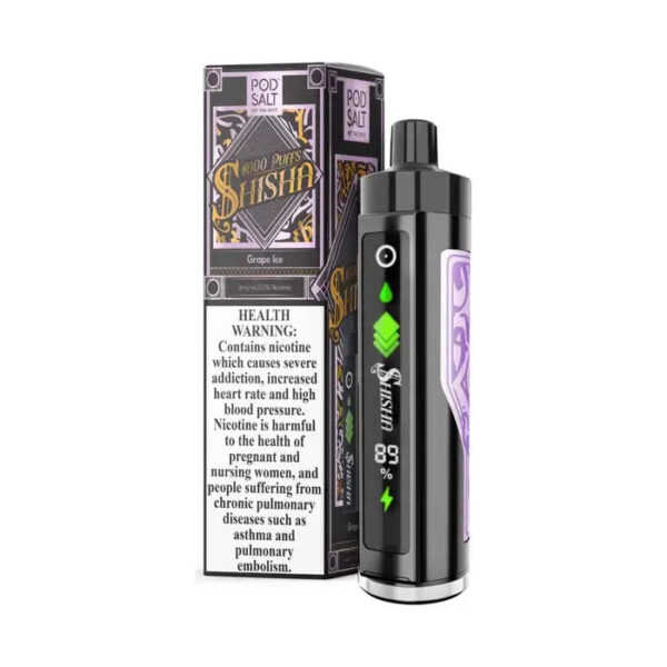 POD SALT SHISHA 8000 PUFFS DISPOSABLE VAPE