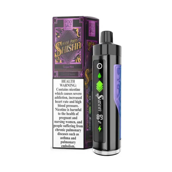 POD SALT SHISHA 8000 PUFFS DISPOSABLE VAPE