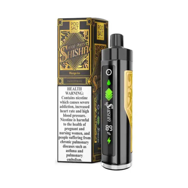 POD SALT SHISHA 8000 PUFFS DISPOSABLE VAPE